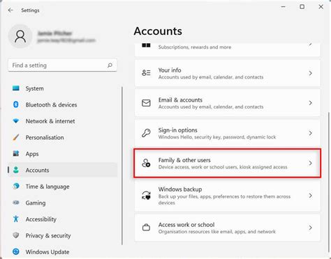 Managing your account .